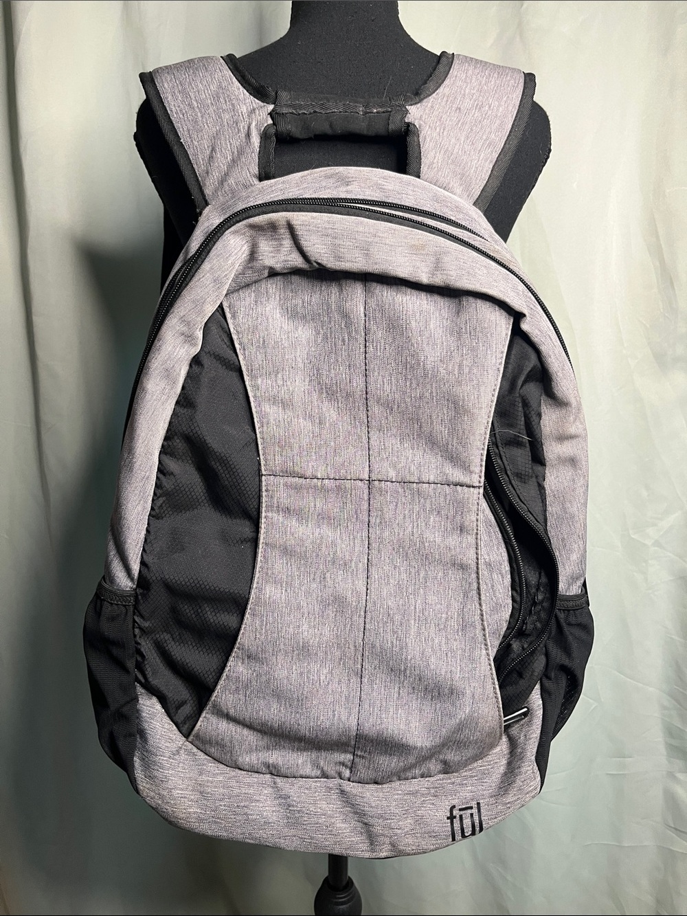 Fūl Westly Laptop Backpack Gray and Black